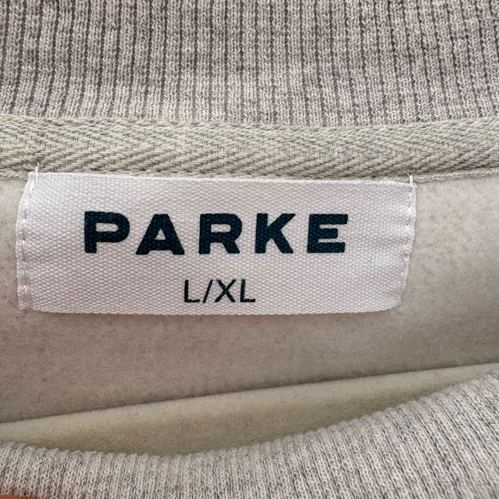 Parke Miami Pink Varsity Mockneck - Picture 2 of 4